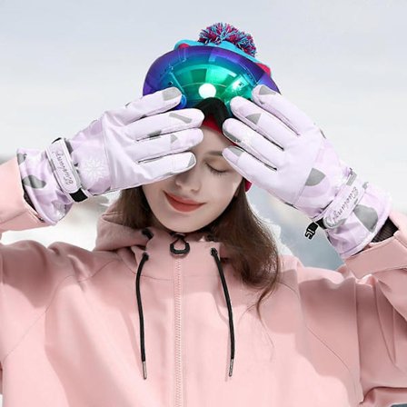 Professionelle Skihandsker Vandtætte Varme Handsker Sne Vindtætte Skihandsker