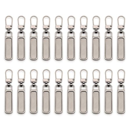 20 stk Glidelåstrekk Glidelåshode FARGE 3 FARGE 3