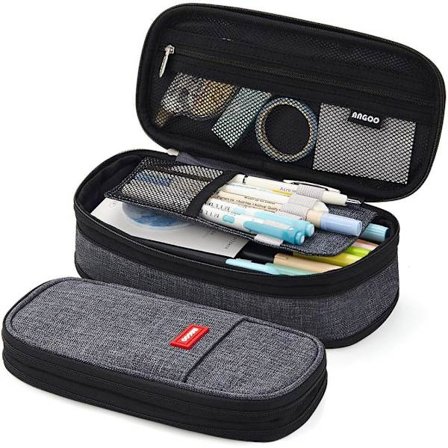 1 pakke stor kapasitet pennal kontor høyskole skole stor høy kapasitet lagring B