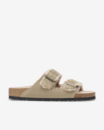 Birkenstock - W Arizona Shearling - Taupe