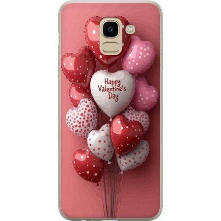 Kompatibelt Mobilskal till Samsung Samsung Galaxy J6 Valentinballonger