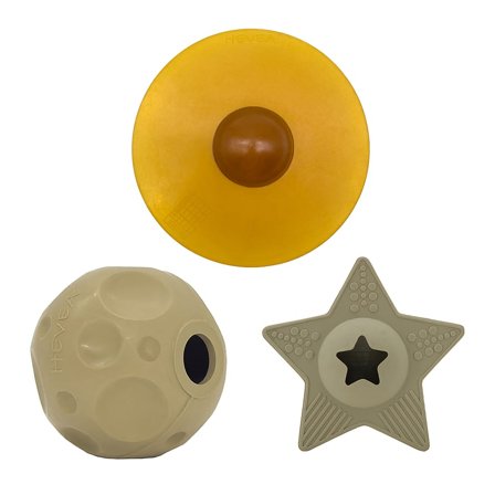 HEVEA Hvalpe Legetøj Starterpakke i Naturgummi 3 stk., Tøj & Bolig, Dyrelegetøj, Hundelegetøj