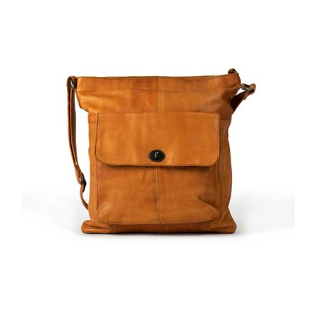 Re:designed Crossover leather Taske Brun, Dame Skuldertasker, Størrelse: ONE Size