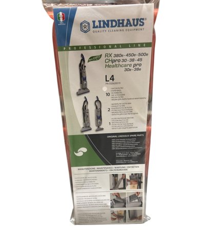 LINDHAUS Dammsugarpåse rx450e 10/fp - Lyreco - Städ och hygien - Dammsugare - Dammsugarpåsar