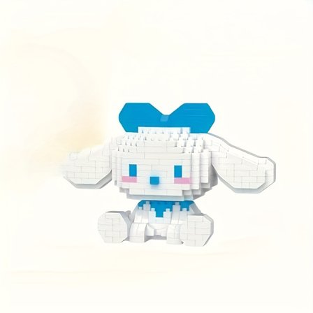 Sanrio DIY byggeklosssett inkluderer byggeklosssett med Hello Kitty, Kuromi, My Melody og Cinnamoroll for å lage søte skrivebordsdekorasjoner.