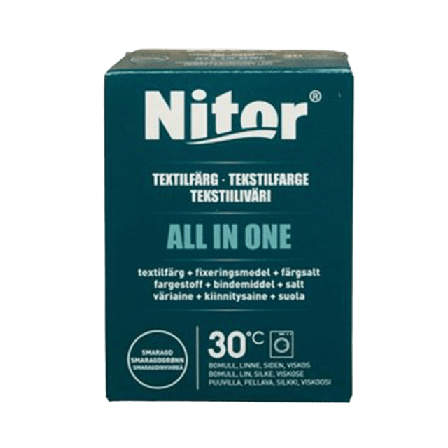 Nitor Textilfärg All in One Smaragdgrön 230 g Klädvård 230G