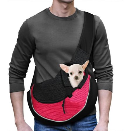 Bæresele til kæledyrshunde, åndbar mesh, rejse sikker bæresele til hunde og katte