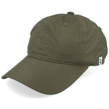 Wei - Grön unconstructed Keps - Waris Blank Olive Soft Cap @ Hatstore