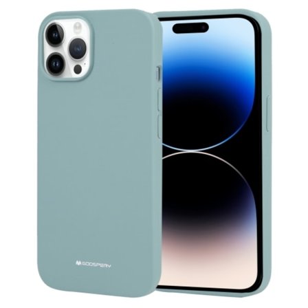 Goospery iPhone 14 Pro Skal Silky Liquid Grön