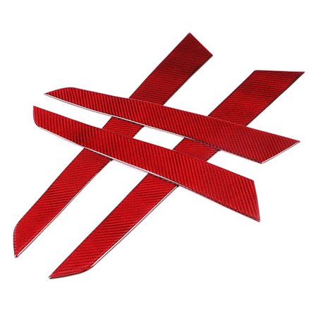 4kpl Sisäoven Paneelin Suojus Hiilikuitu Sopii Mercedes C-sarjaan W204 07-13