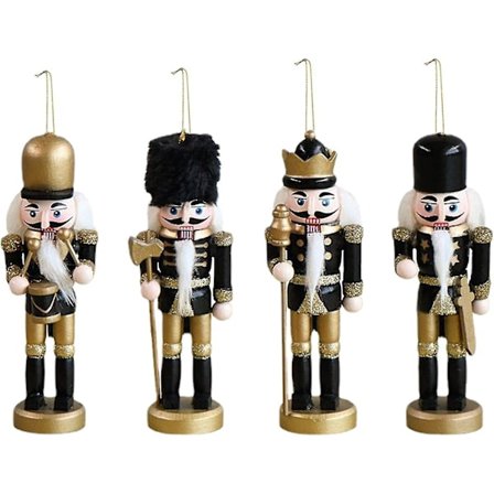 Nøddeknækker Soldat Julepynt, træ Nøddeknækker, julepynt