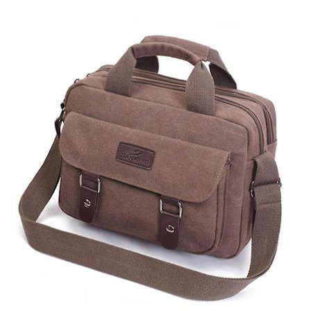 Messenger-veske med stor kapasitet for menn Herre Skuldervesker i lerret Veske Crossbody-vesker Håndvesker til reisearbeid Daglig bruk