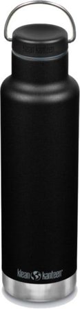 Klean Kanteen Insulated Classic 592 ml (w/Loop Cap) Black - Termos