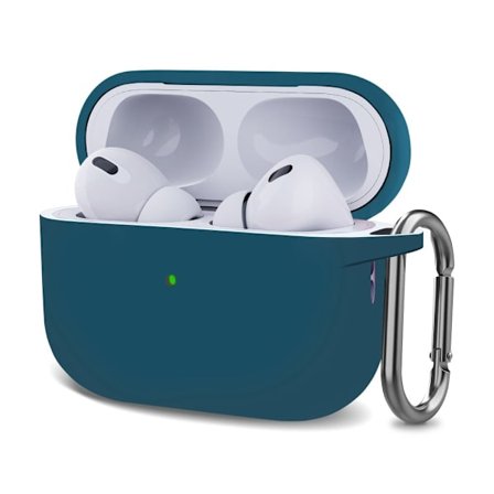 AirPods Pro 2 silikonikotelo soljella - Järven Sininen