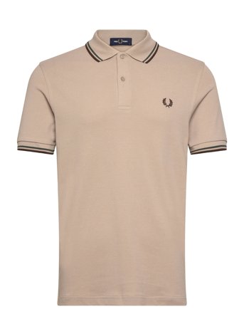 Fred Perry Twin Tipped Fp Shirt - Beige - S