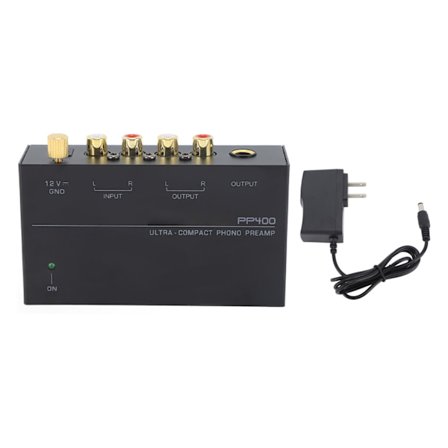PP400 Phono-esivahvistin Ultra Kompakti Levy soittimen esivahvistin 100‐240V US-pistoke
