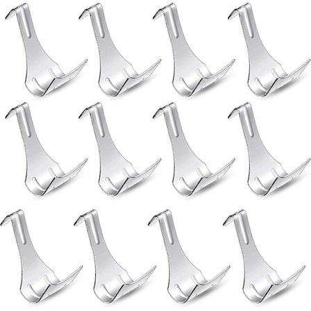 Kraftige Metall Bildehylle Kroker - 20 Pakning - Hengende Kroker Uten Boring for Bad