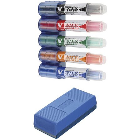 PILOT BEGREEN Whiteboardset Begreen 7/fp - Lyreco - Kontorsmöbler och inredning - Whiteboardtavlor och tillbehör - Startset för whiteboardtavlor