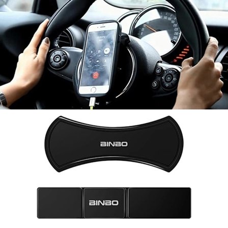 Anti-Slip Gummi Mobilhållare för Hem, Bil, Kontor