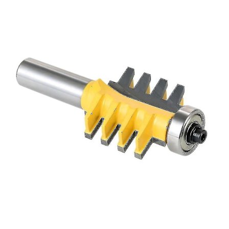 Træbearbejdning fræser træblok plade samling fræserhoved (gul, 1 stk)