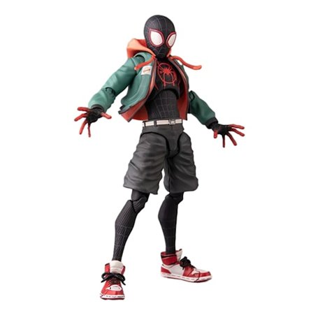 Spidermn: Into The Spider-Verse Miles Morales Sentinel SV Superhelte Ledet Bevægelig Figur Samlermodel Action Figur Model-FS4-