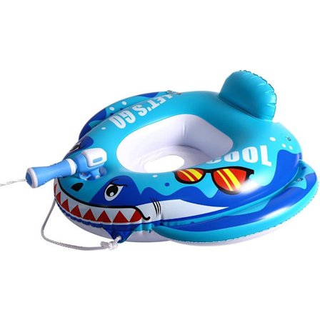 Baby Svømmering Med Vandpistol, Poolstol, Børne Svømmering, Baby Svømmering til Oppustelig, Oppustelig Flydende Svømmetræner