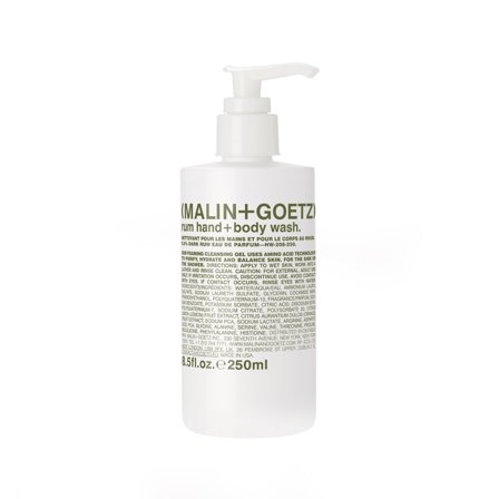 Malin+Goetz Rum Hand + Body Wash 250ml - Bagno e Doccia