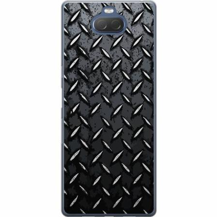 Sony Xperia 10 Plus Mjukt Skal - Metalliskt Mönster
