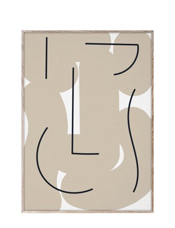 Paper Collective Different Strokes - 50X70 - Multi/patterned - 50X70CM