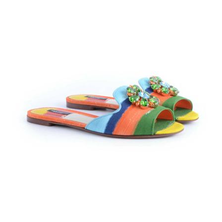 Dolce & Gabbana - Flip-flops - Orange - Dam - Storlek: 39 Eu, Dam, Storlek: 39 EU