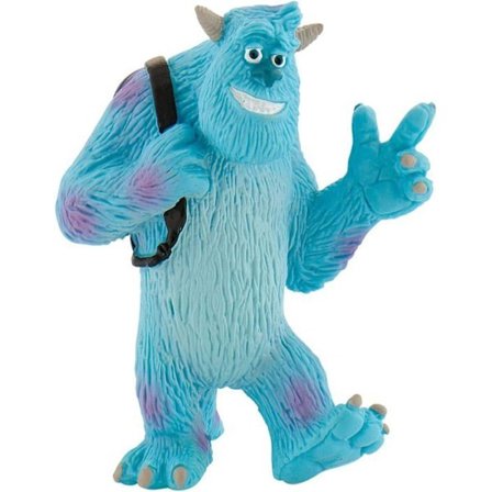 Sulley-hahmo - BULLYLAND - Disney Monsters and Co - 8 cm - Sininen - Minihahmot