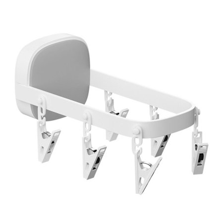 Vikbar klädhängare Platssparande GRÅ