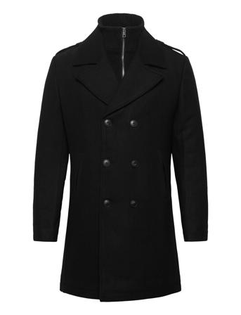 Bs Buckland Slim Fit Coat Black Bruun & Stengade