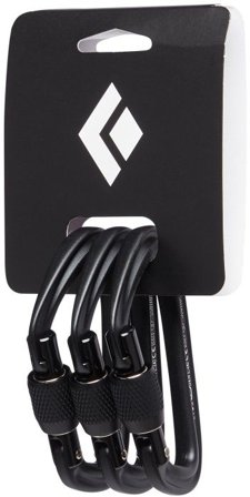 Black Diamond Hotforge Screwgate 3-pack Black - Karbiner & Quickdraws
