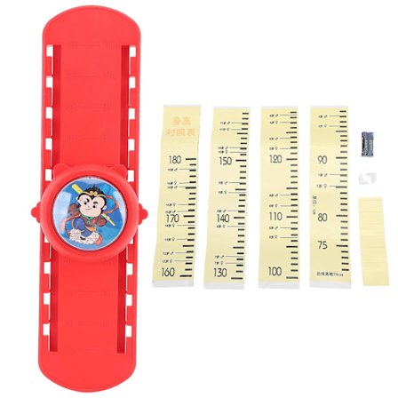 Høydetrening Leketøy for Barn Stemmesending Berørings Høydeteller Justerbar Belysning Vekstdiagram Trening[HK]
