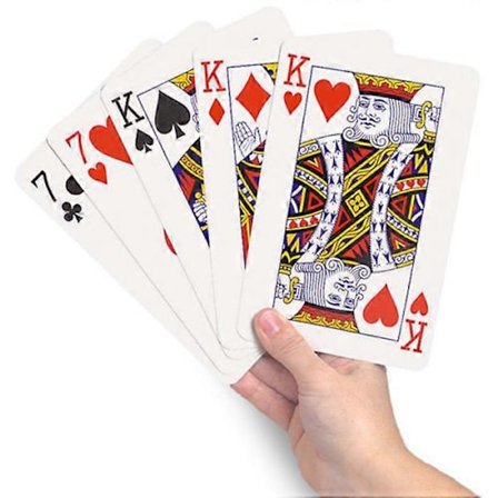 Nya Jätte Stora Spelkort Jumbo A4 Utomhus Magiska Stora Festspelkort