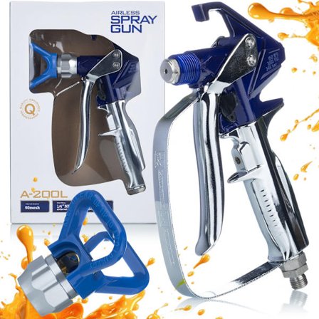 Blue Monster Malerpistol med Dysebeskytter – 500 Bar | 1/4" Gevind | Kompatibel med Graco, Wagner, Titan