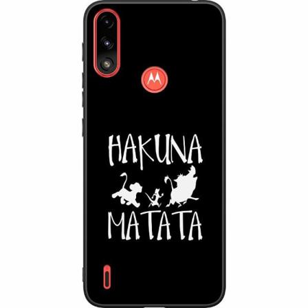 Motorola Moto E7i Power Svart Skal Hakuna Matata