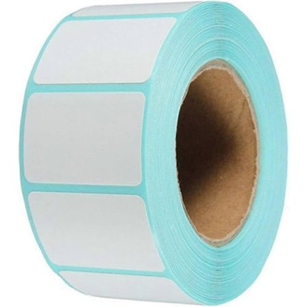 Set med 800 självhäftande vita etiketter, 60 mm x 30 mm, för frysta burkar Skrivare [DB]