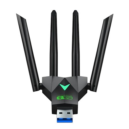 1300 Mbps USB 3.0 WiFi USB Adapter Dual Band 2.4G/5Ghz Wi-Fi Dongle 4 Antenn Trådlös mottagning