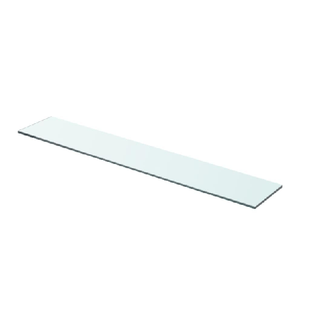 Vidaxl Hyllplan 2 St Glas Genomskinlig 70x12 Cm Transparent