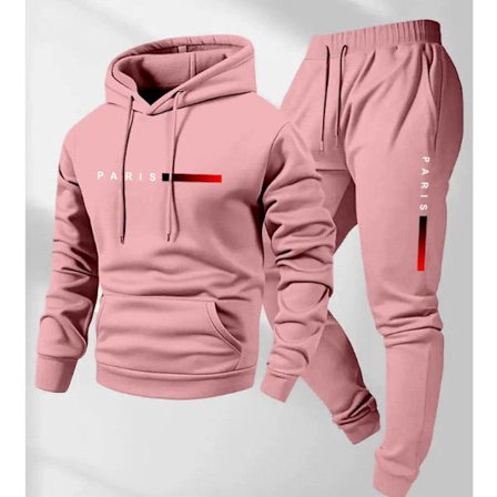 2026 Ny Herre Hættetrøje Brev Løs Hættetrøje Frakke Lange Ærmer Bukser