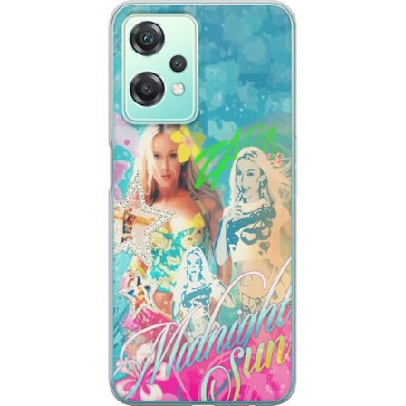 Yhteensopiva Puhelinkuori OnePlus Nord CE 2 Lite 5G Seikkailumaailma Steve, Creeper ja eläimillä värikkäässä palikkagrafiikassa