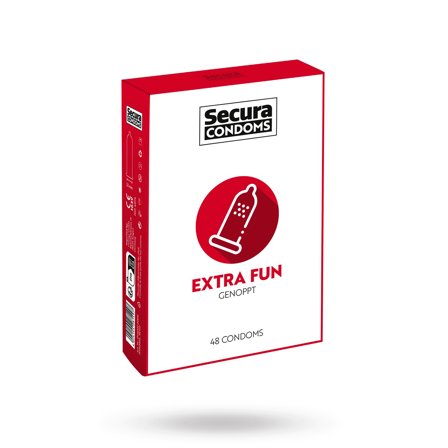 Secura: Extra Fun 48 pcs Condoms