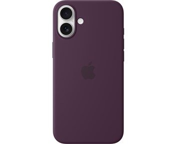Apple iPhone 16 Plus Silicone Case with MagSafe - Plum - Silikonskal med MagSafe till iPhone 16 Plus