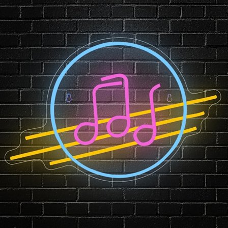 Musik Neonskilt, Musik LED Neonlys skilte til vægdekoration Lysskilt til soveværelse, studie, spillerum, hjemmebar, pub, klub, spilfestdekorationer