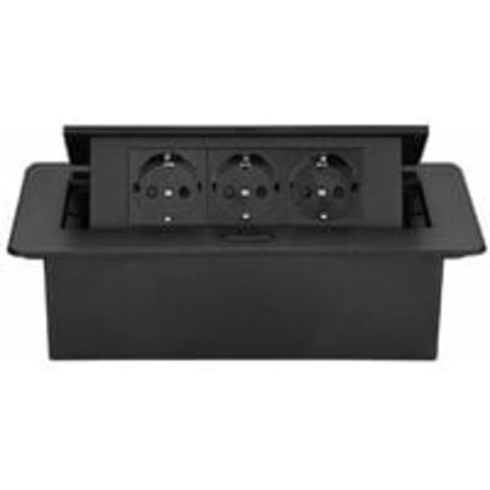 1 stk Uttakbar stikkontakt for flush montering i