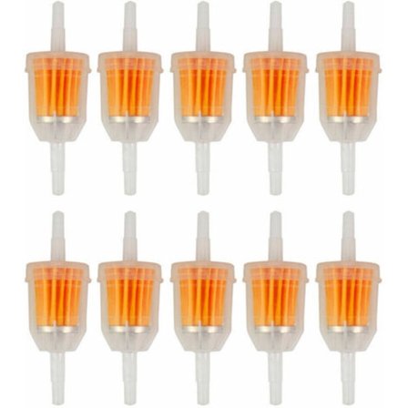 Universal bränslefilter 6-8mm Bränslefilter Snabbt bränsle 10 st