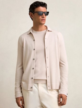 Reiss Forbes - Beige - L