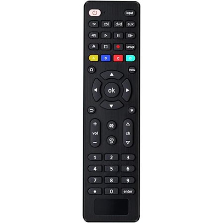 Universell fjärrkontroll för alla TV-apparater, Blu-Ray/DVD-spelare, streamingenheter, soundbar, ljud/video, kabel